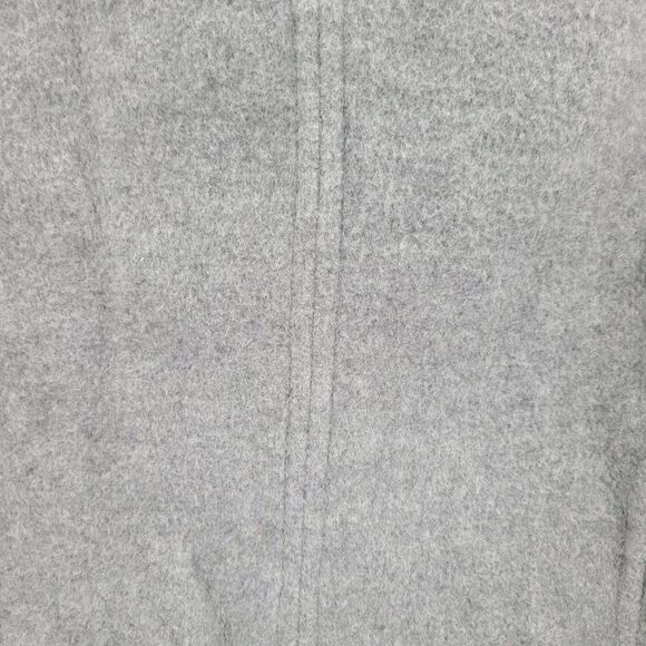 Linda Allard Ellen Tracy Blazer Wool Angora Military Band 3 Button Gray Sz 12 - Picture 5 of 11